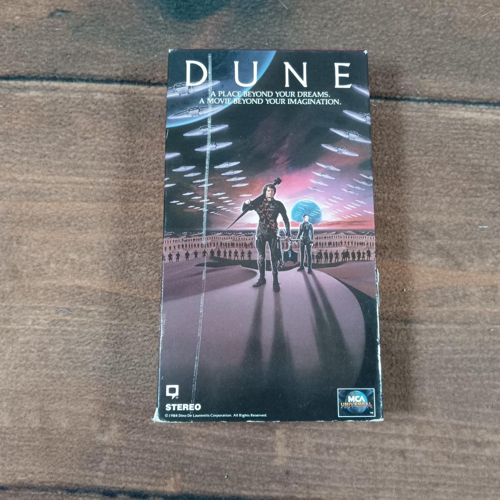Dune‎ VHS 1984 MCA Universal Home Video Sci-Fi Movie David Lynch Film